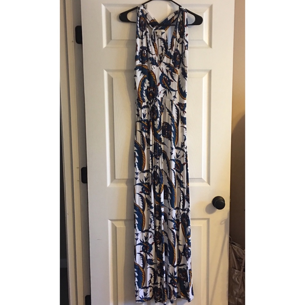 H&M Paisley Print Maxi Dress Size Medium